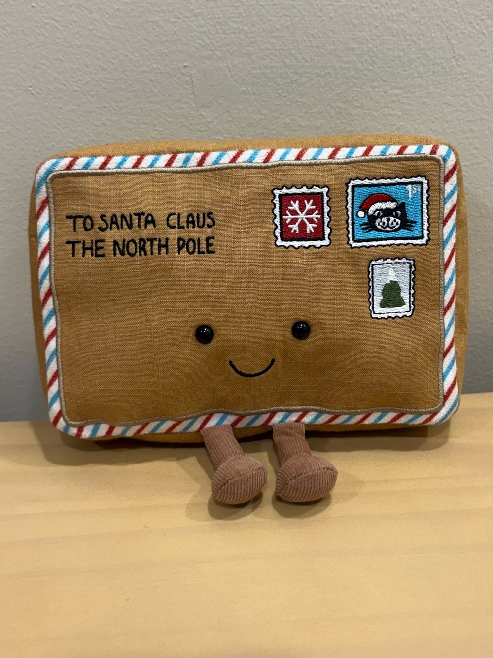 Jellycat Amuseables Letter to Santa Christmas Plush Envelope